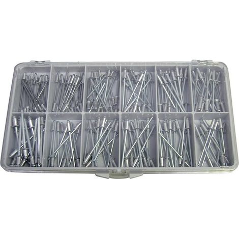 TOOLCRAFT DIN 7337 ALU/STZN Assortimento di rivetti Contenuto 1 KIT (1/2)