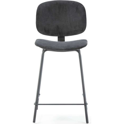 Pack de 2 taburetes modelo MARIO acabado negro, 65/98cm(alto) 50cm(ancho) 44cm (largo) (1/4)