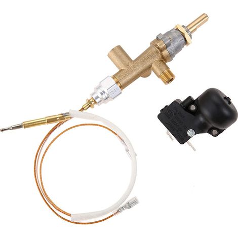 Ensemble de sonde thermocouple, dispositif de protection contre l'extinction de flamme pour chauffage de parasol extérieur, interrupteur de sécurité et ensemble de sonde thermocouple (1/5)