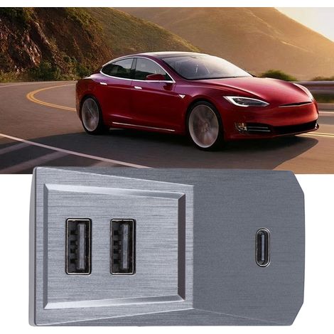 Kompatibel mit dem Handschuhfach des Tesla Model 3/Y, der neuen Erweiterungsstation, dem Adapter für die zentrale Steuereinheit und dem USB-Zubehör. (1/5)