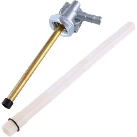 BUNTHAUS Commutateur de Carburant de Moto, Robinet de Tuyau de réservoir d'huile de commutateur de soupape Marche/arrêt de Carburant de Moto pour Honda NSR250/CBR400/CBR600F/STEED400/Shadow VT600c (1/5)