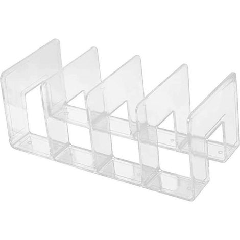 Serre-livres, porte-dossiers pour dossiers de bureau, étagère de rangement en plastique