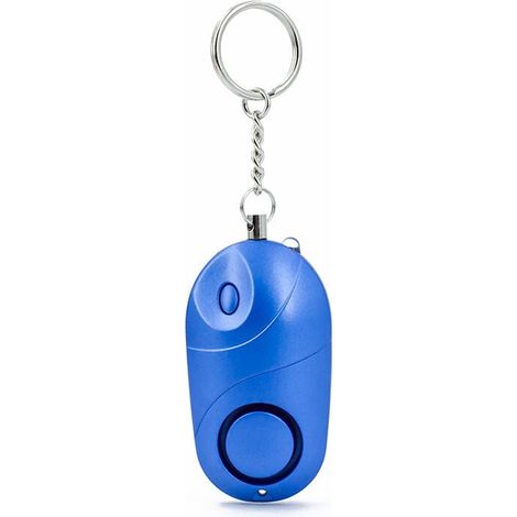 Alarma personal con sirena, llavero de seguridad con luz LED, minisirena de autodefensa de emergencia para mujeres, niños y personas que caminan por la noche. (1/5)