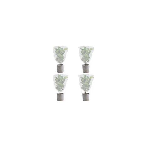 Filet De Protection Contre Les Insectes, 31,5 X 39,4 Pouces Avec Cordon De Serrage - Filet Pour Plantes En Filet De Protection Contre (Paquet De 4) (1/3)
