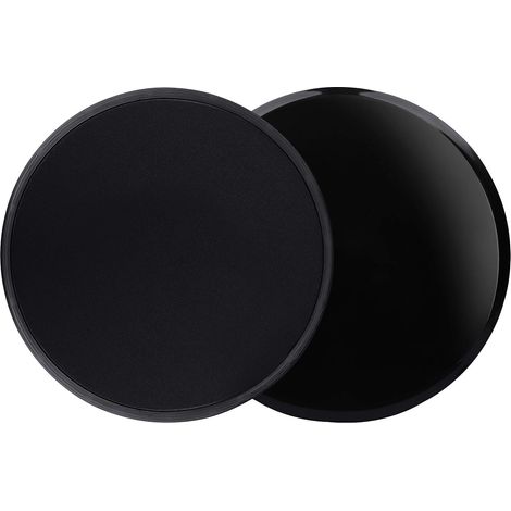 Disques de glisse pour exercices abdominaux, double face, lot de 2 (1/5)