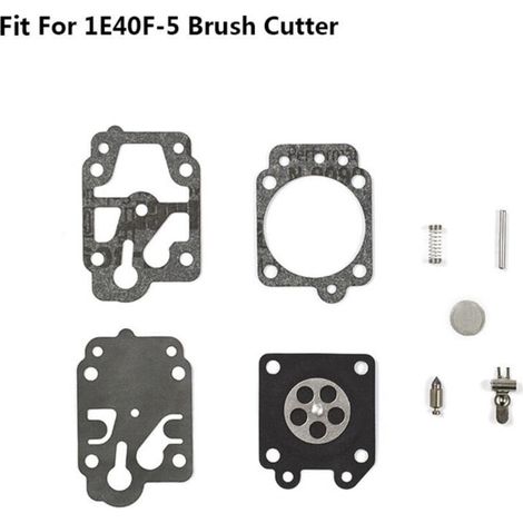 Nouveau Kit de réparation de carburateur accessoires de tondeuse à gazon Machine de découpe de brosse Kit de réparation de tronçonneuse carburateur de tondeuse à gazon 1E40F-5 (1/5)