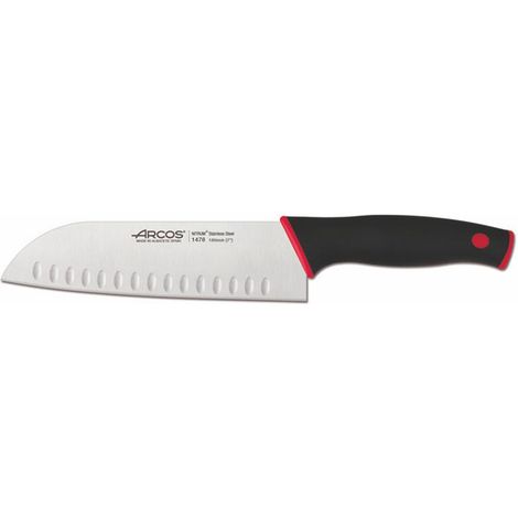 Coltello Santoku Arcos 180 Millimetri Nero Acciaio