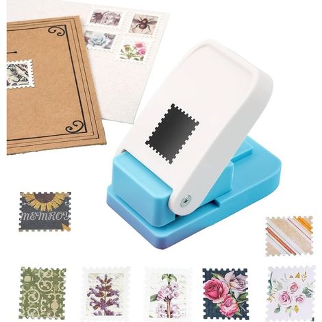 Rechteckiger Locher, 2,5 x 0,20 cm – Hebellocher für Papierbasteln, Scrapbooking und Kartenherstellung (1/4)
