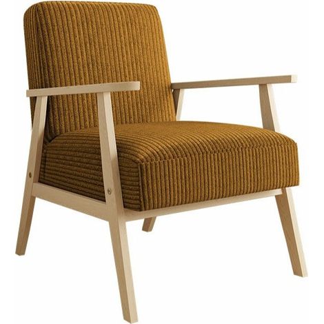 Fauteuil Clovis 100, Poso 01, 76x59x67cm, Tissu, Pieds: Bois, 0