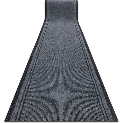 PAILLASSON TAPIS DE COULOIR ANTIDÉRAPANT MALAGA gris 2107 100 cm grey 100x500 cm
