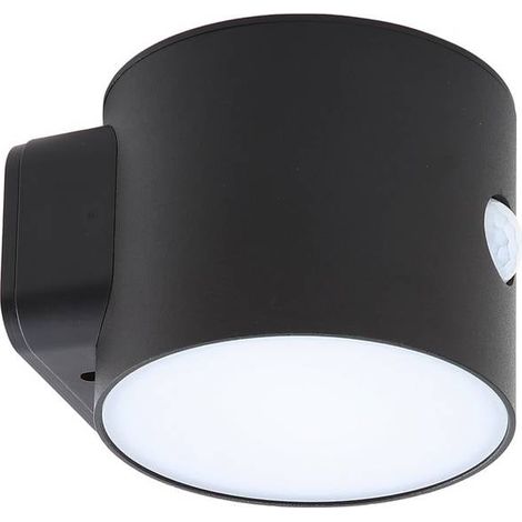 Lindby LED 'Amren' in Nero da Plastica