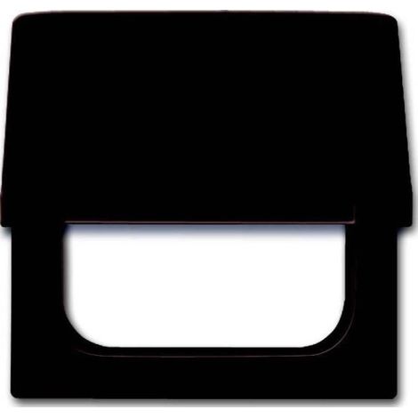 Busch-Jaeger Bague intermédiaire avec couvercle à charnière plaques centrales Busch-Duro 2000® SI et Reflex SI marron - Allwetter 44® (IP44) (2118 GK-31), 2CKA001710A3784