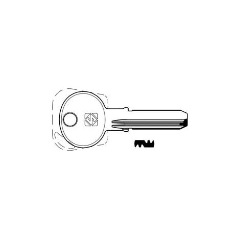 Chiavi Punzonate per Cilindri Standers Leroy Merlin 6 Spine STD1R 5 Pezzi