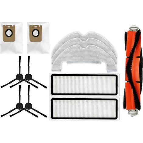 Accessoires pour aspirateur Bot Z10 Pro L10 Plus : brosse principale, filtre HEPA, sac à poussière, chiffon de nettoyage (photo couleur). (1/5)