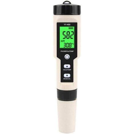 Nouveau Stylo de Test de Qualité de Eau de Concentration Ions Hydrogène Yy-400 Ph/Orp / H2 et Tem Compteur Eau Potable Numérique 4 en 1 (1/5)