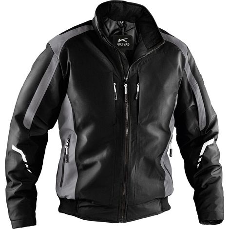 Kübler Wetterblouson WEATHER 1367 schwarz/anthrazit Gr. L (1/2)