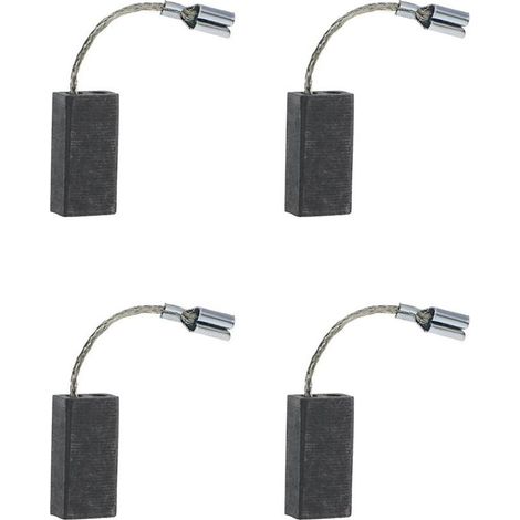 Packung mit 2 Paar 5 x 8 x 15 mm Kohlebürsten mit automatischer Abschaltung, kompatibel mit QUICAST 600 W GHT GHT600A1 Elektro-Heckenscheren (1/4)