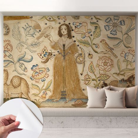 Papier peint autocollant Mural avec colle pour salon et chambre Décoration murale rapide Nature colorée 208x146 cm (1/5)