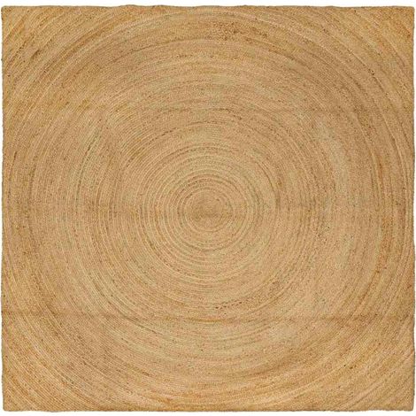 Bereichsteppiche Quadratisch Braun 240 x 240 cm Jute