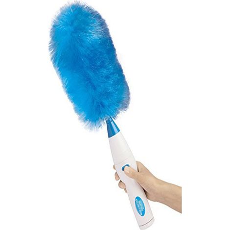 Plumeau Électrique Rotatif 360° Rechargeable - Brosse de Nettoyage à Grande Poignée - Kit Poussière Sans Fil Maison (1/4)