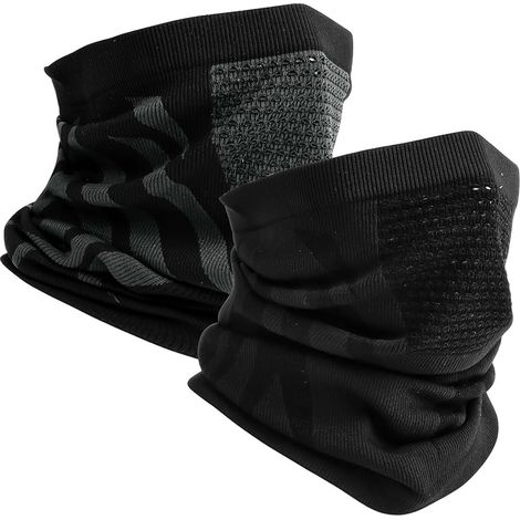 Lot de 2 écharpes tubulaires pour homme - Demi-cagoule - Masque de moto respirant - Cache-cou pour homme - Garde au chaud - Pour le sport, la course, la conduite, le ski