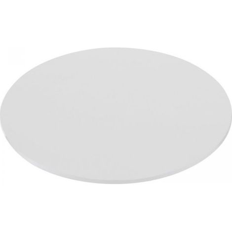 Pianale tavolo tondo 90x90x3.8 con bordo poliuretano bianco