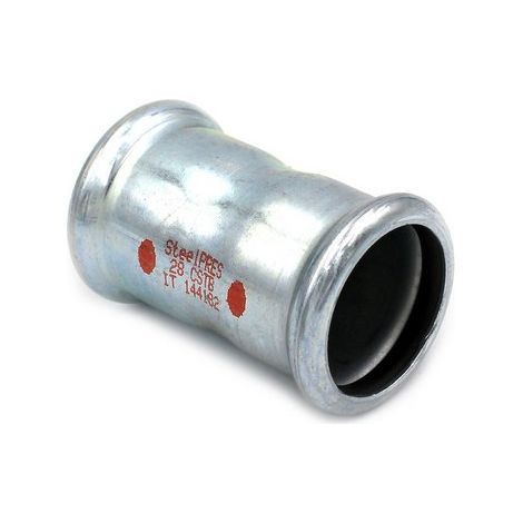 MANICOTTO A PRESSARE IN ACCIAIO AL CARBONIO STEEL PRES Diam. 28