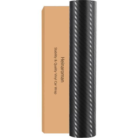 3D Carbon Fiber Autofolie Schwarz 152x152cm, Kratzfest, Air Release (1/5)