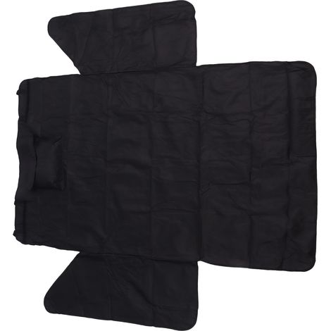 Housse de Siège Auto pour Chien Imperméable, Protection Totale Banquette Arrière, Extenseur pour Camion SUV, Noir 175x105x43cm (1/5)