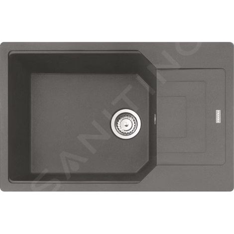 Franke Urban - Évier en fragranit UBG 611-78 BB, 780x500 mm, pierre grise 114.0700.108 (1/3)