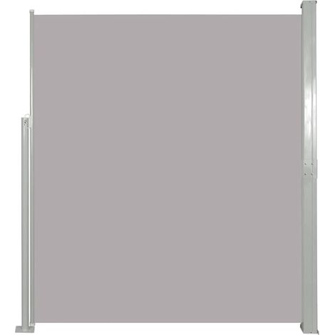 vidaXL Tenda Laterale Retrattile per Patio 170x300 cm Grigio