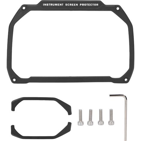Schwarzer ABS-Motorradtacho mit kratzfestem Displayschutz (1/5)