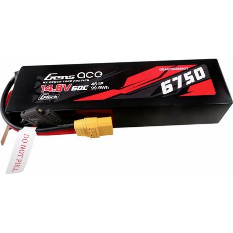 Gens ace Modellbau-Akkupack (LiPo) 14.8 V 6750 mAh 60 C Block XT90