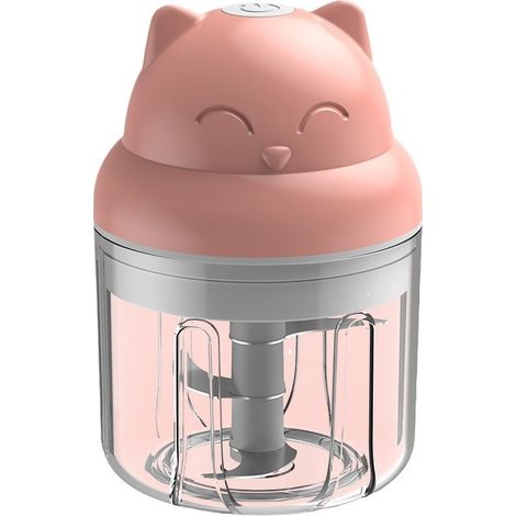 Hachoir à ail électrique, mini hachoir sans fil portable, hachoir à oignons rechargeable par USB, petit robot culinaire pour ail, oignons, légumes, dés, M