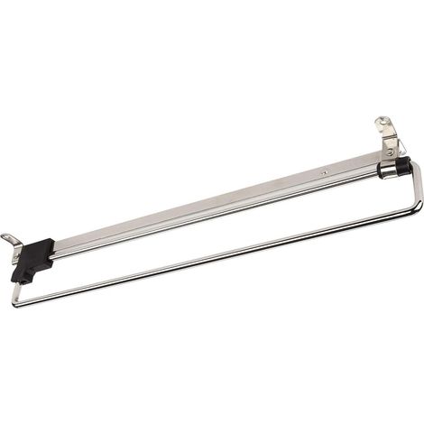Tringle à vêtements coulissante télescopique pour magasins, dressings, cuisines, salles de bains, bricolage, 350 mm