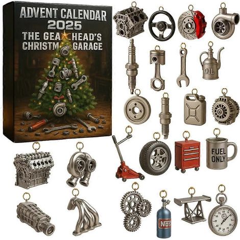 Calendrier de l'Avent 2025 : Le garage de Noël du passionné de mécanique (1/2)