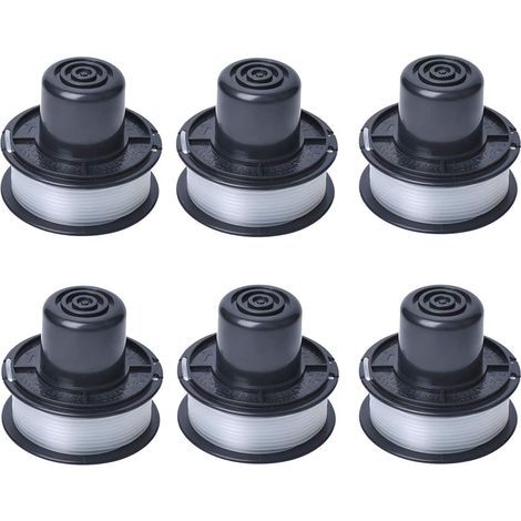 A6226 Spool of line compatible with Auftipp GL250 / GL310 / GL360 / GL360SB automatic grass trimmers with 6m line, 6-pack (1/4)
