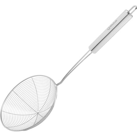 Espumadera de cocina Practico de 16 cm, cuchara ranurada, colador para pierogi, red de pesca de acero inoxidable (1/2)