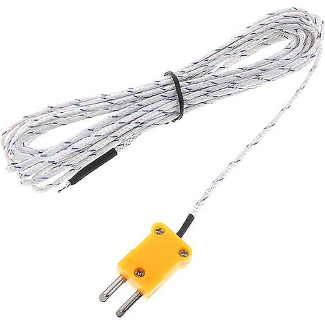 1 câble de sonde thermocouple de type K de 5 m (1/4)