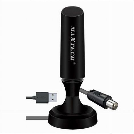 Trade Shop - Tragbare, verstärkte Indoor-Camper-T2-Digitalantenne mit 38 dB LT-C009 - (1/4)
