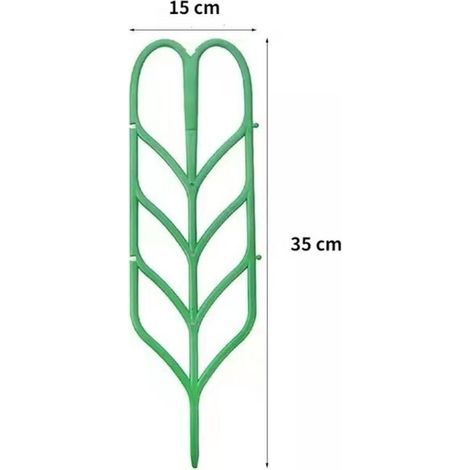 Ensemble de 3 supports pour plantes grimpantes d'intérieur en pot. Comprend une grille de jardin flexible et modelable, idéale pour les plantes grimpantes. (1/5)