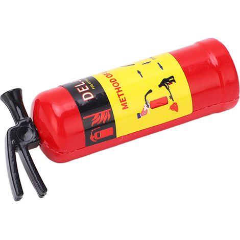 Extincteur Décoratif Miniature pour Modélisme, Accessoire Réaliste avec LED pour Maquettes et Décoration Intérieure - Rouge (1/5)