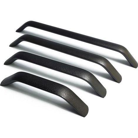 UlisemPoignées et boutons de tiroir Cuisine Armoire Porte Poignées Placard Tiroir Chambre Meubles Tirer Entraxe noir 2pcs 96mm (1/4)