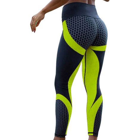 Vêtements de yoga imprimés, pantalons de sport taille haute gainants, pantalons de yoga à séchage rapide, pantalons moulants (1/5)