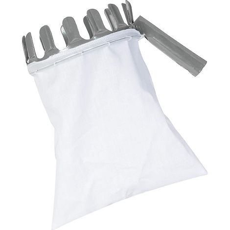 Cueille-fruits en acier de 14 cm avec sac en lin pour une récolte facile, idéal pour les pommes et les poires (1/3)