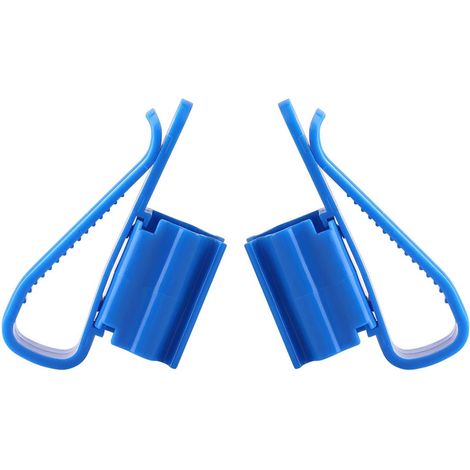 MINKUROW, 2 Uds., Abrazadera De Plástico Para Manguera, Abrazadera De Tubo De Manguera De Agua, Soporte De Manguera Ajustable, Abrazadera De Montaje Multifunción Para Tanque De Agua, Cubo De Agua (1/5)