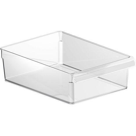 Rotho 1000200096 frigorifero Organizer 5 L, Loft Organizer per il frigorifero, in plastica trasparente, 31 x 22 x 9 cm (1/4)