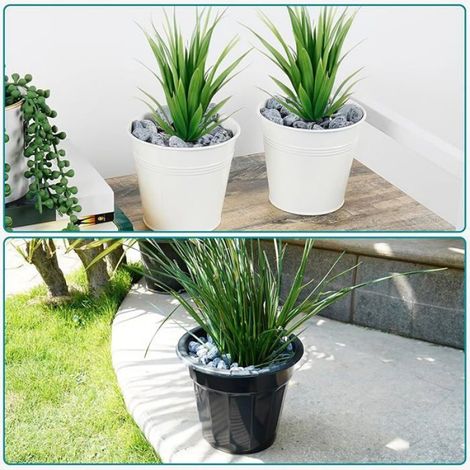 Galets Naturels - Gravier Rivière Décoratif Gris 3,4 kg - Pour Aquariums Pots Jardinières Vases - 2 à 4 cm (1/5)
