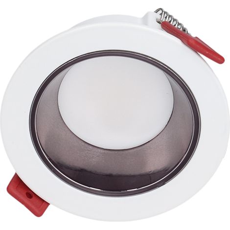 Spot encastré LED 6 W, 3 couleurs, intensité variable, 360 lm, pour centres commerciaux, chambres et hôtels (220 V). (1/5)