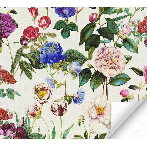 AS Creation Colorful Vibrant Wildflowers Wallpaper Pre-Glued Botanical Garden